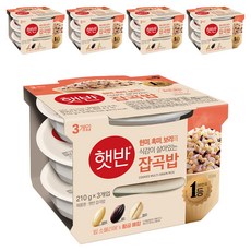 햇반 잡곡밥, 210g, 15개