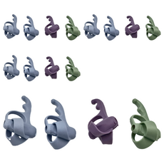 貓太子 五指定位輔助學習握筆器/握筆練習器/握筆矯正器/握筆訓練器 HXZ1023 4入, 藍藍綠紫色, 4組