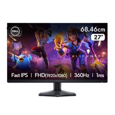 델 FHD 에일리언웨어 27 IPS 게이밍 모니터, 68.5cm, AW2724HF