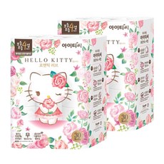 韓國 ITC Hello Kitty浪漫愛4層天然紙漿捲筒衛生紙, 25m, 30捲, 2個