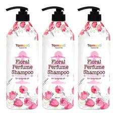 Tamsaa 香氛洗髮乳 花香, 605ml, 3瓶