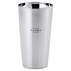 FREIZ 和平 燕窩拋光廠不鏽鋼W型水杯/玻璃杯/保溫杯 日本製 TM-9854 320ml, 銀色, 1個