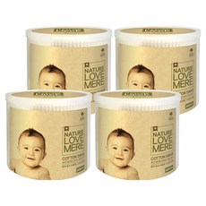 NATURE LOVE MERE 然自母愛 新生兒專用棉花棒, 600件, 4個