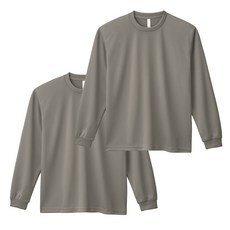 男士運動網眼防紫外線長袖T恤 2件組