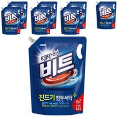 비트 진드기 침투세탁 액상세제 일반용 리필, 2L, 8개
