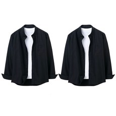 Bilact男性用優質牛津長袖襯衫 2件