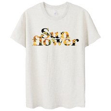 벤힛 남녀공용 통기성 썬플라워 반팔티셔츠