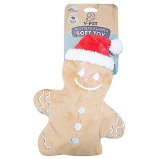 V-PET 藏食玩具 再生塑料軟玩具, 薑餅人, 1個