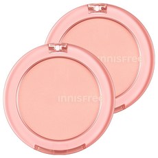 이니스프리 실키 파우더 블러쉬 6.2g, 3호 라이블리 코랄, 2개