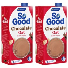 So Good Basic系列 可可燕麥奶 植物奶 全素可食, 2瓶, 1L