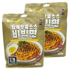유니일면 참깨우육소스 비빔면 165g, 2개