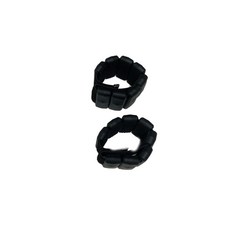 Ryan Moon矽膠重量帶 2入, 黑色的, 250克