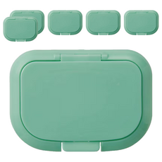 Skater 可重複使用濕紙巾蓋 對應取出口40mm以上 WTL1AG, 綠色, 6個