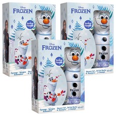 AIR-VAL Disney 冰雪奇緣 雪寶2合1沐浴洗髮精禮盒, 3盒