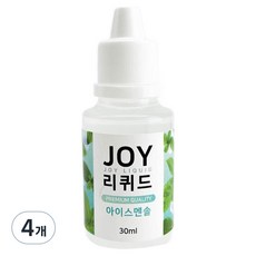 Joy Liquid 史萊姆香料 30ml, 4個, 冰涼薄荷