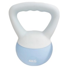體育健身10 軟壺鈴 21 x 21 x 30cm, 藍色, 4kg, 1個