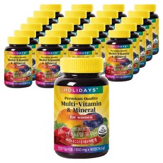 홀리데이즈 멀티비타민 앤 미네랄 포우먼, 90정, 12개