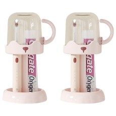 THE ZAKKA Beard 多功能支架牙刷組 均碼, 粉色, 2組