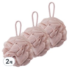 Pernoel 緻密柔軟懸掛式泡泡淋浴球套裝, 棕色, 2個, 3個裝