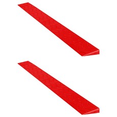 ReadyBox 安全房門門檻斜坡板 門檻斜坡支架, 2個, 紅色