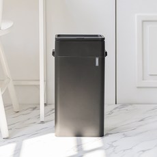 Franco Monostand 垃圾桶 10L + 袋子 50p 套裝, 黑色