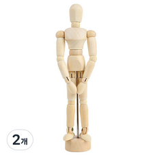 제이앤씨 인체 목각 관절인형, 2개