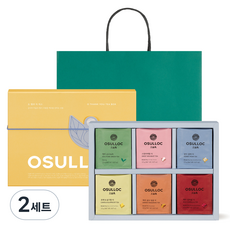 오설록 오 땡큐 티 선물세트, 2세트, 티박스 6종