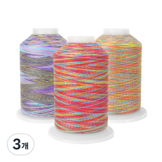 60支3合彩虹線3件組, 紅色系 + 黃色系 + 紫色系, 1400m, 3套