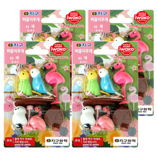 Iwako 地球化學拼圖橡皮擦, 63 鳥, 4個