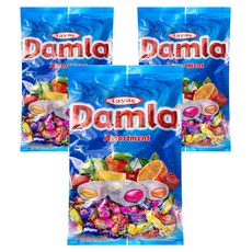 타야스 담라 어소티드 소프트캔디, 1kg, 3개