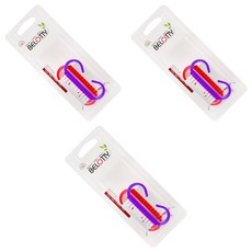 BELOTTY The Studio美甲刷 細毛+粗毛, 混色, 3組