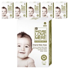 네이쳐러브메레 오리지널 베이비 비누, 100g, 6개