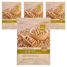 500克生大豆粉, 500g, 4個