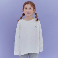 로아앤제인 아동용 버터 면 오버핏 티셔츠