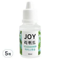조이리퀴드 슬라임 향료 30ml, 5개, 아이스멘솔
