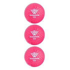 Diawings 高彈性遠距離專用長打高爾夫球 2層 42.8mm M2 粉紅色 3入 1組, 粉紅色光澤, 3個, 1盒