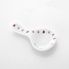 코렐코디네이츠 씨드 원형 수저받침, 화이트, 1개