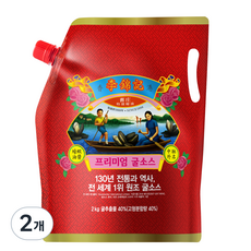 李錦記 不倒翁 優質擠壓式蠔油, 2個, 2kg