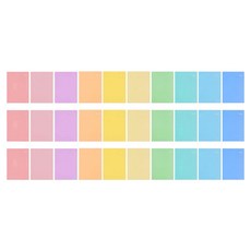 모닝글로리 중고등학생 무제 노트 K-2 10종 세트, 혼합색상, 3세트