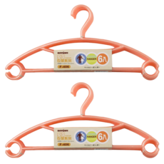 KEYWAY 聯府 安可兒童衣架 32.1 x 0.6 x 19cm 6支, 橘色, 2組