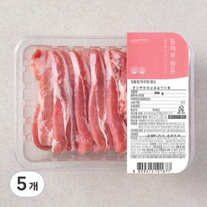 돈마루 한돈 삼겹살 구이용 (냉장), 500g, 5개