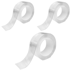 편스토어 미끄럼방지 겔타입 자이언트 양면테이프 5cm x 3m, 3개, 투명