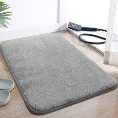 comet 簡約 記憶泡棉 腳踏墊, 灰色