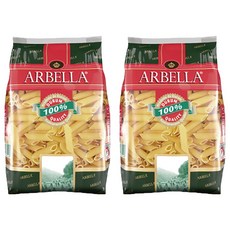 ARBELLA 阿貝拉 雙尖通心麵, 100%杜蘭小麥，無鹽無調味，有紋路, 500g, 2包
