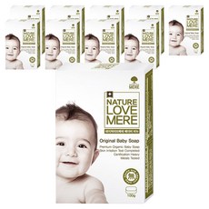 네이쳐러브메레 오리지널 베이비 비누, 100g, 10개