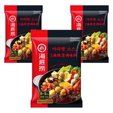 하이디라오 마라탕 조미료 소스, 220g, 3개