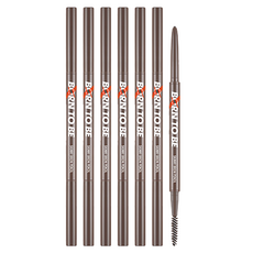 어퓨 본투비 매드프루프 스키니 아이브로우 펜슬 0.08g, 04 애쉬브라운, 6개