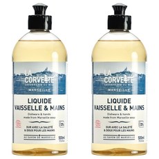 LA CORVETTE 法釩馬賽莊園 馬賽家事有機雙效洗碗精&洗手液 500ml, 2瓶