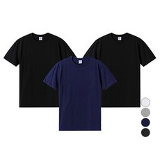 어반티 32수 면 라이트 무지 라운드 빅사이즈 반팔 티셔츠