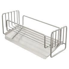 MUDITA 304不鏽鋼瀝水菜瓜布架, 1個, 銀色